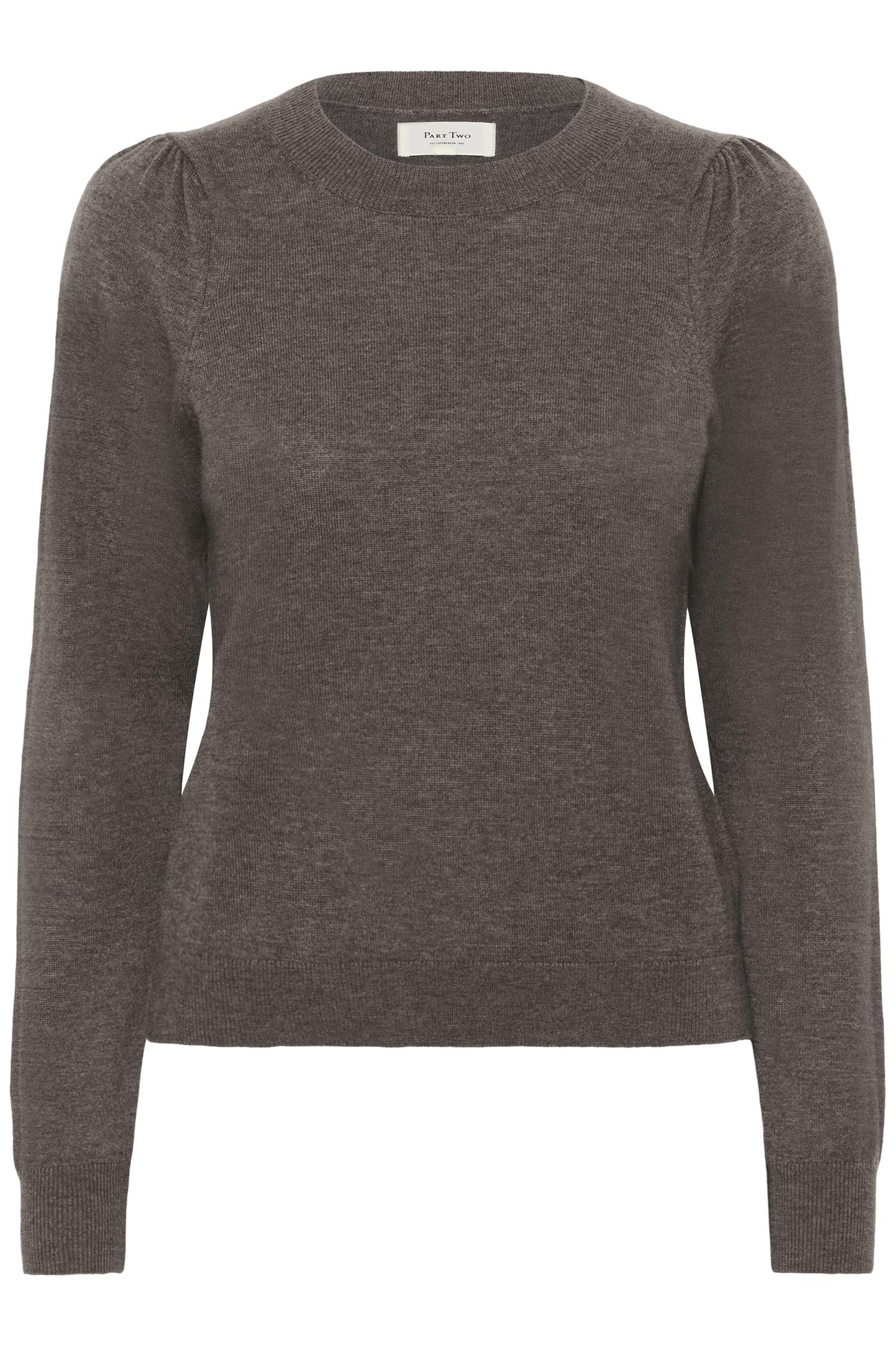 Evinas Pullover Dark Mink Melange