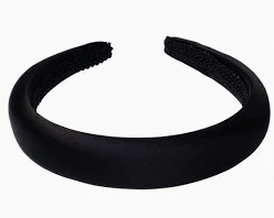 Velvet Hair Band Broad Black