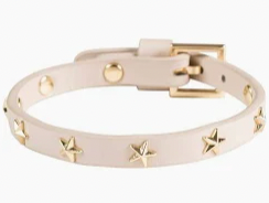 Leather Star Stud Bracelet Mini Sand