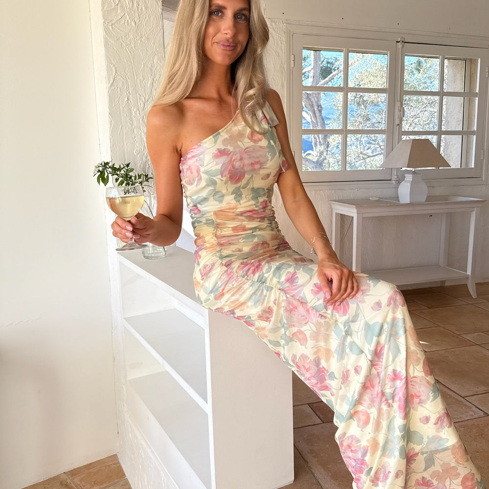 Nova Mesh Dress PREORDER Pastel Garden