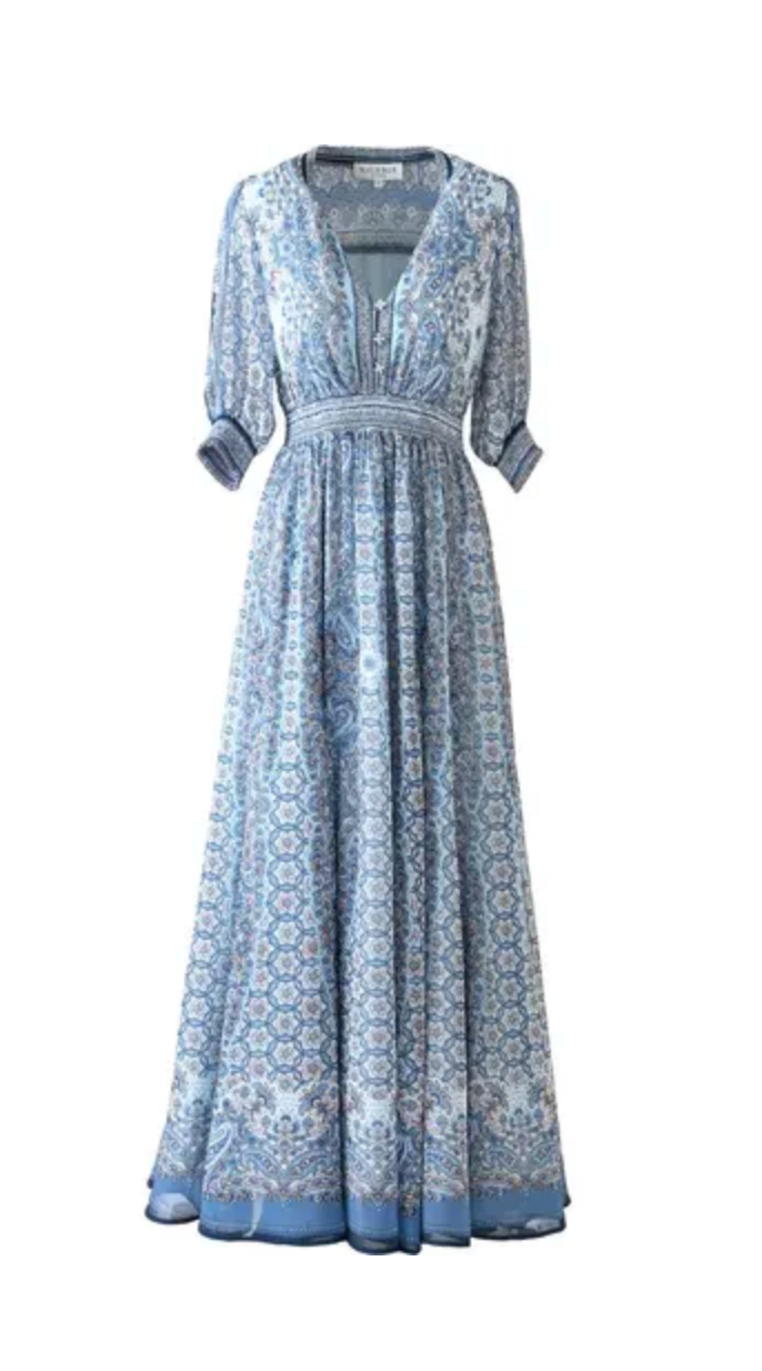 Ellison Maxi Dress Blue