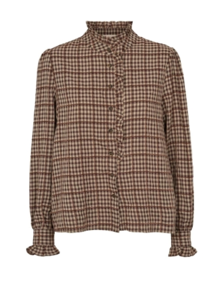 Tanny Blouse Chocolate Brown