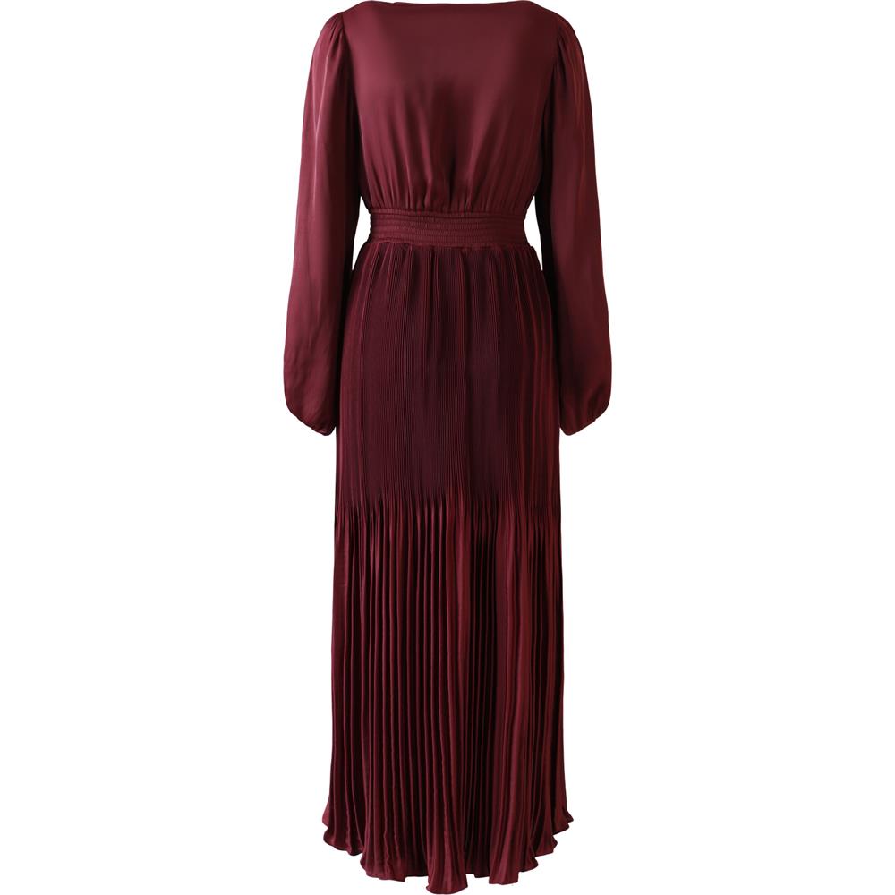 
                      
                        Alison Solid Dress Wine
                      
                    
