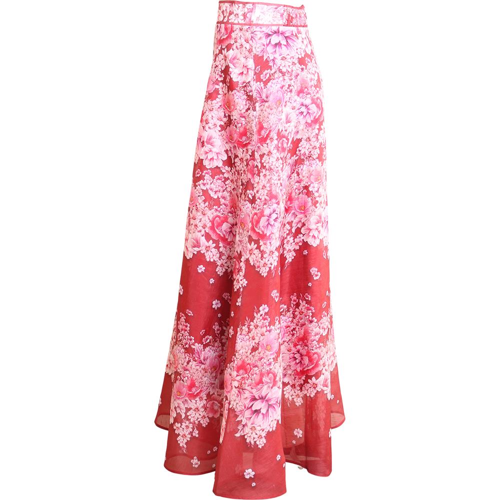 
                      
                        Baylor Skirt SILK/LINEN Red
                      
                    