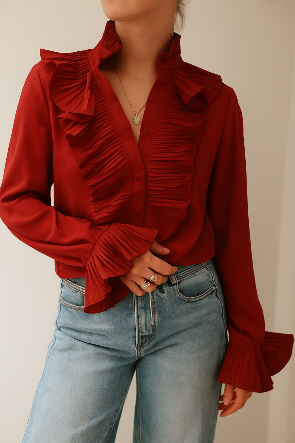 Natasja Bluse Red