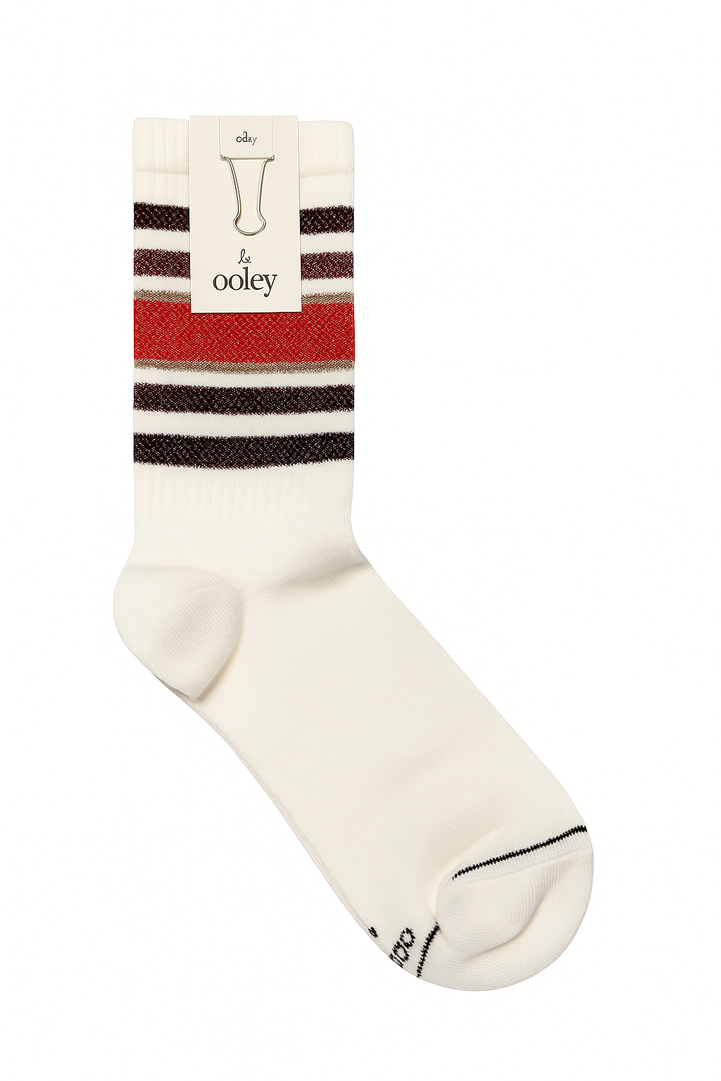 Tennis Glitter Socks Chilly Red