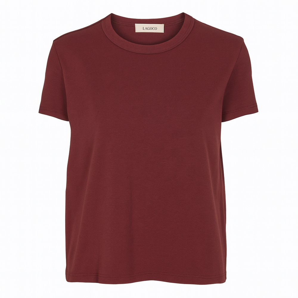 Elensa Tee Bordeaux