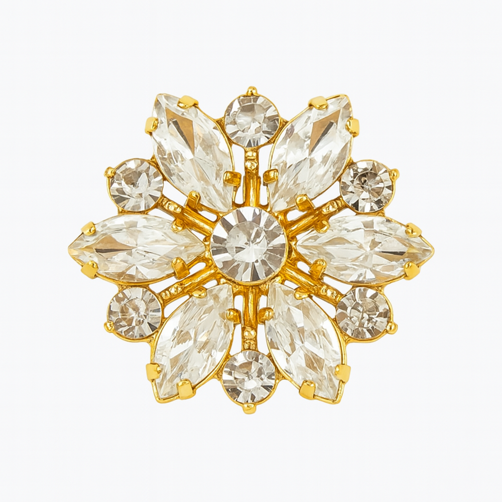 Pynteknapp Crystal Big