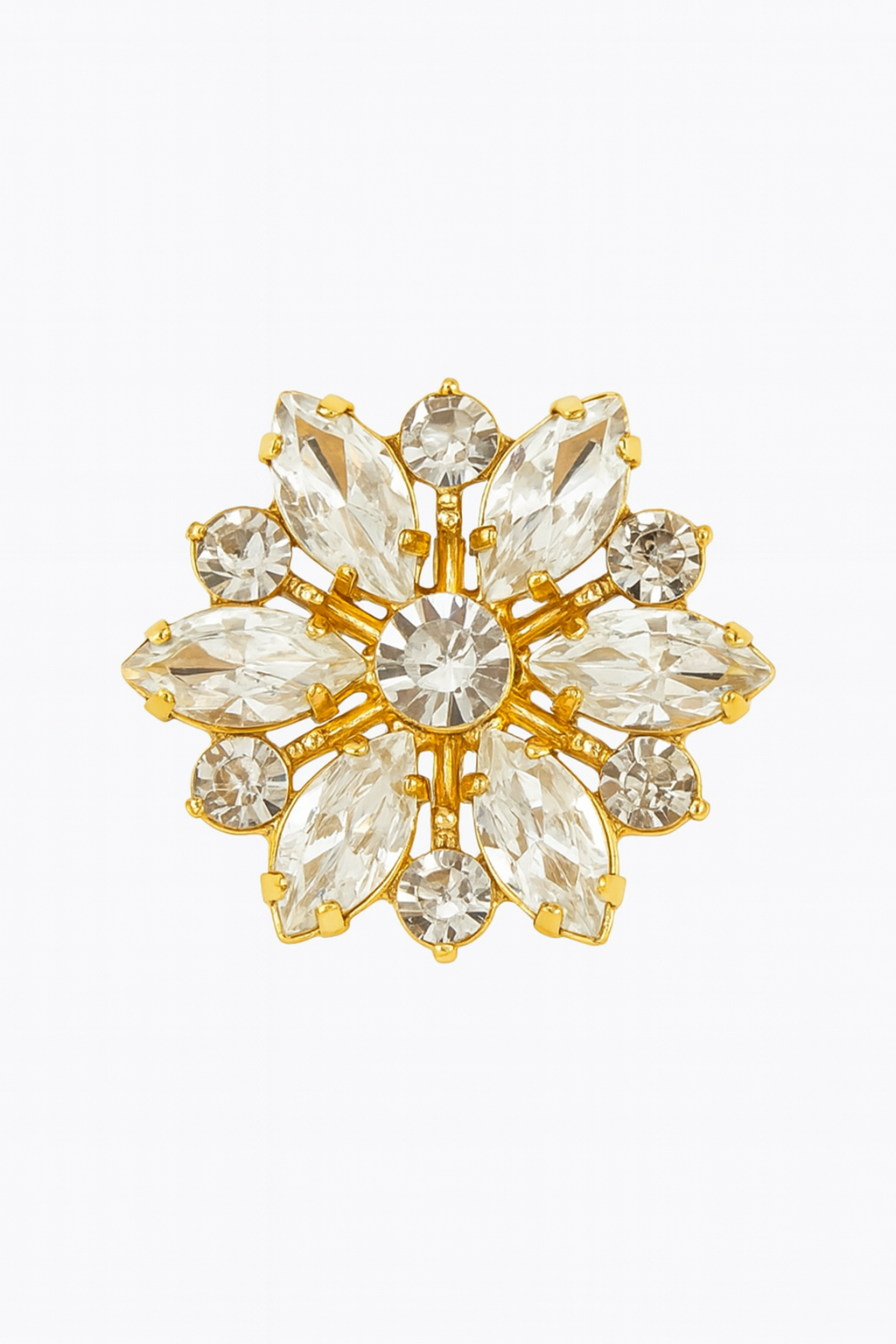 Pynteknapp Crystal Big