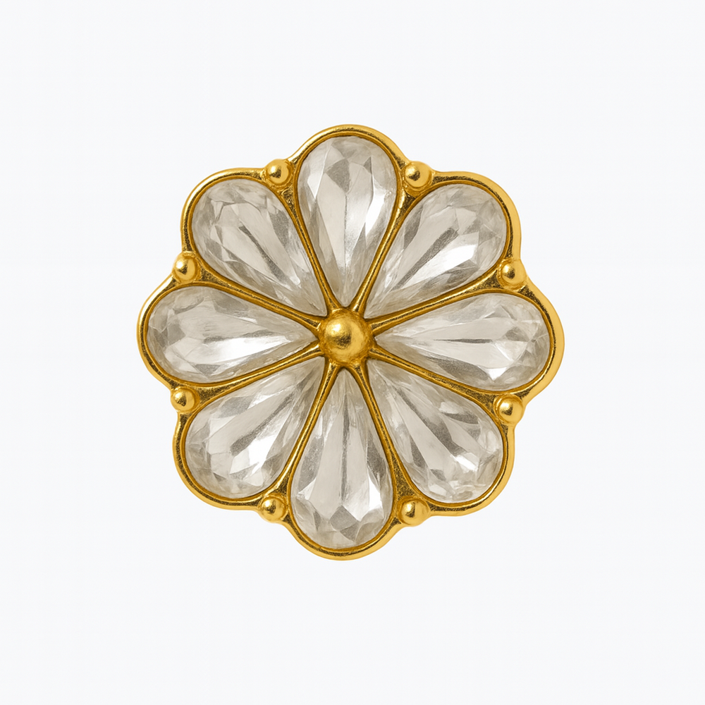 Pynteknapp Crystal Small