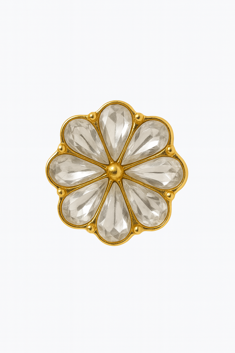 Pynteknapp Crystal Small