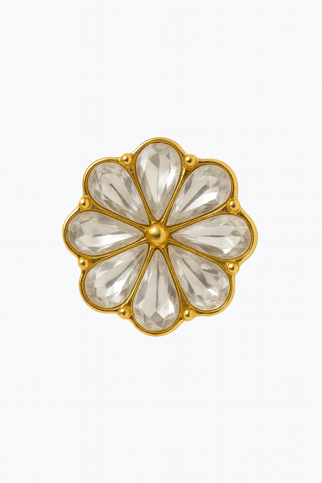 Pynteknapp Crystal Small