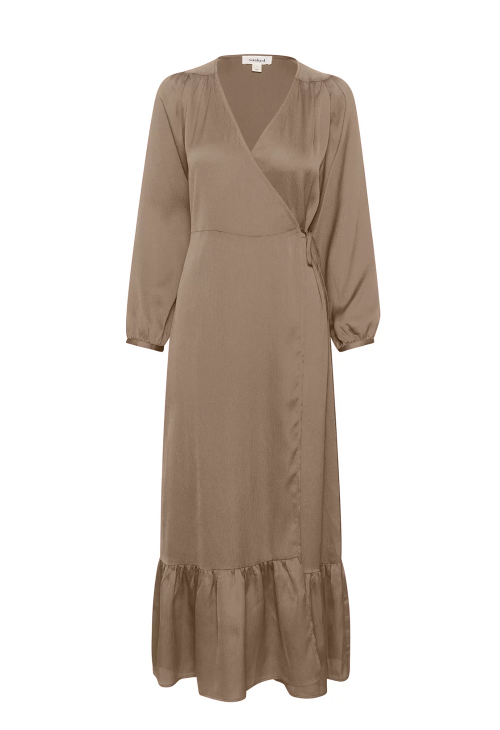 Loana Wrap Dress Maxi Morel