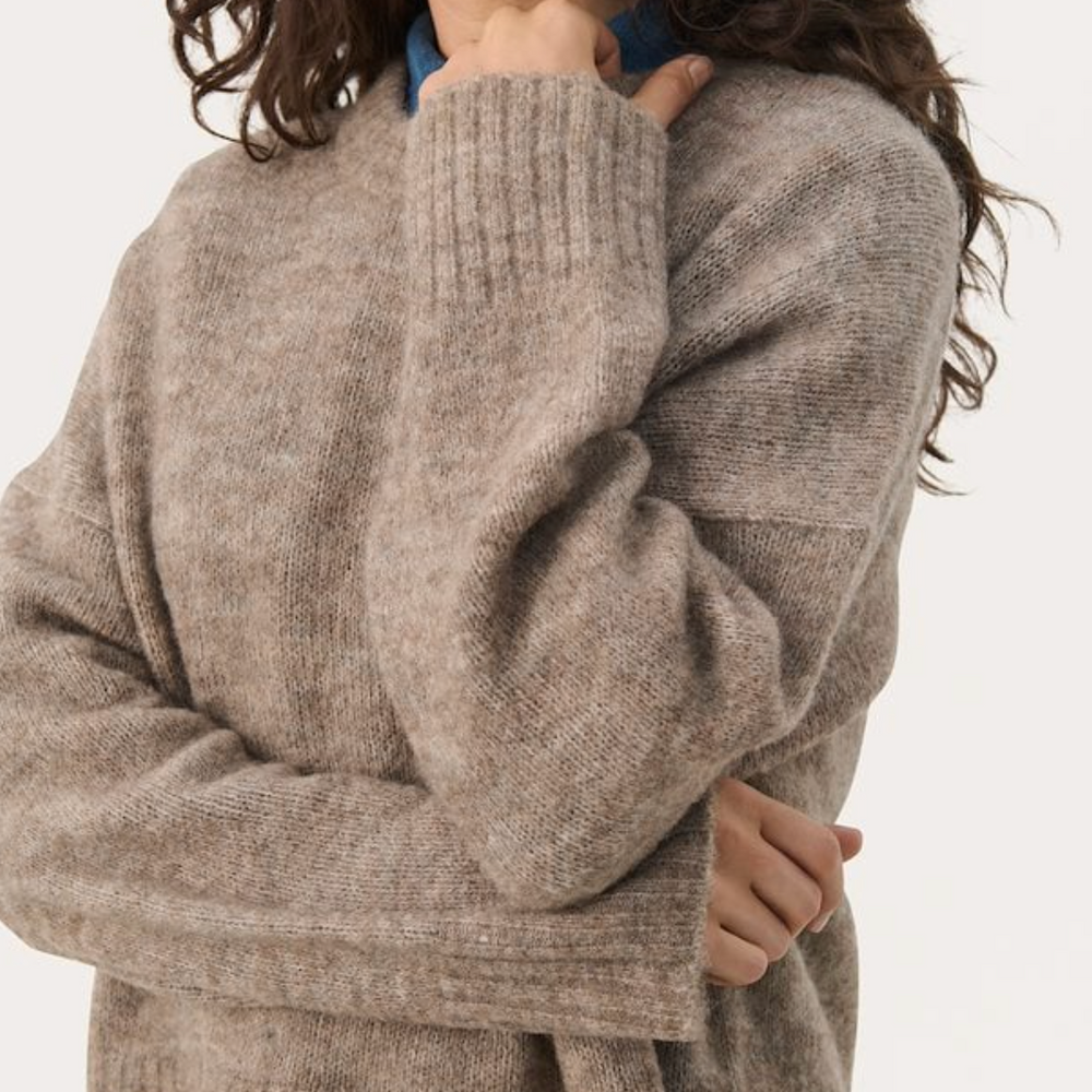 
                      
                        Lulyah Pullover Mink Melange
                      
                    