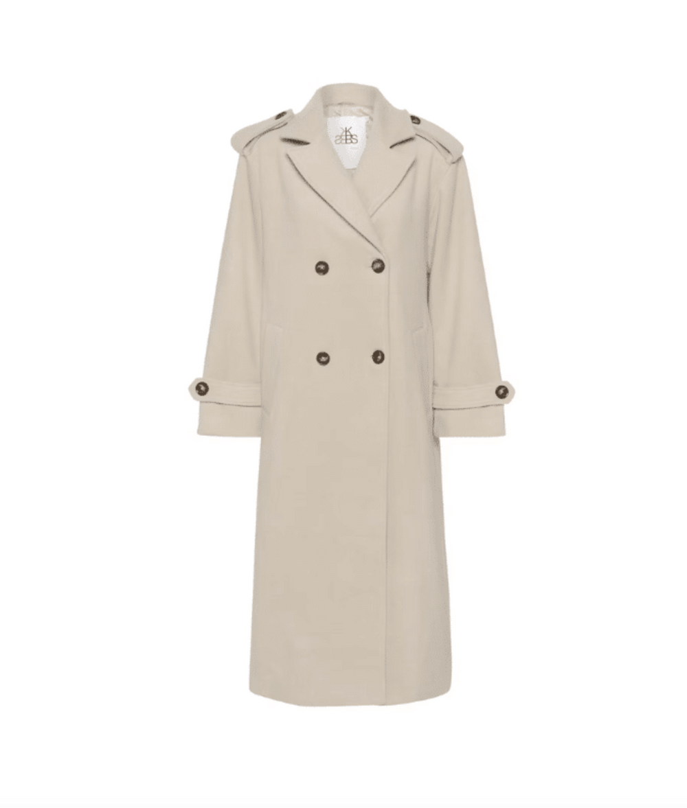 Posie Coat Silver Cloud