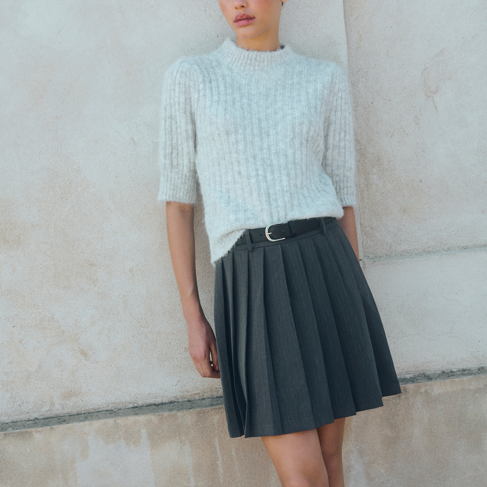 
                      
                        Ro Skirt Grey Melange
                      
                    