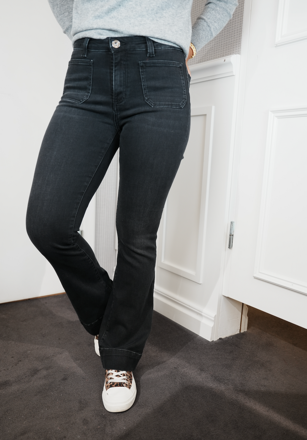 Jim Cashmere Jeans Black Dark Vintage Wash