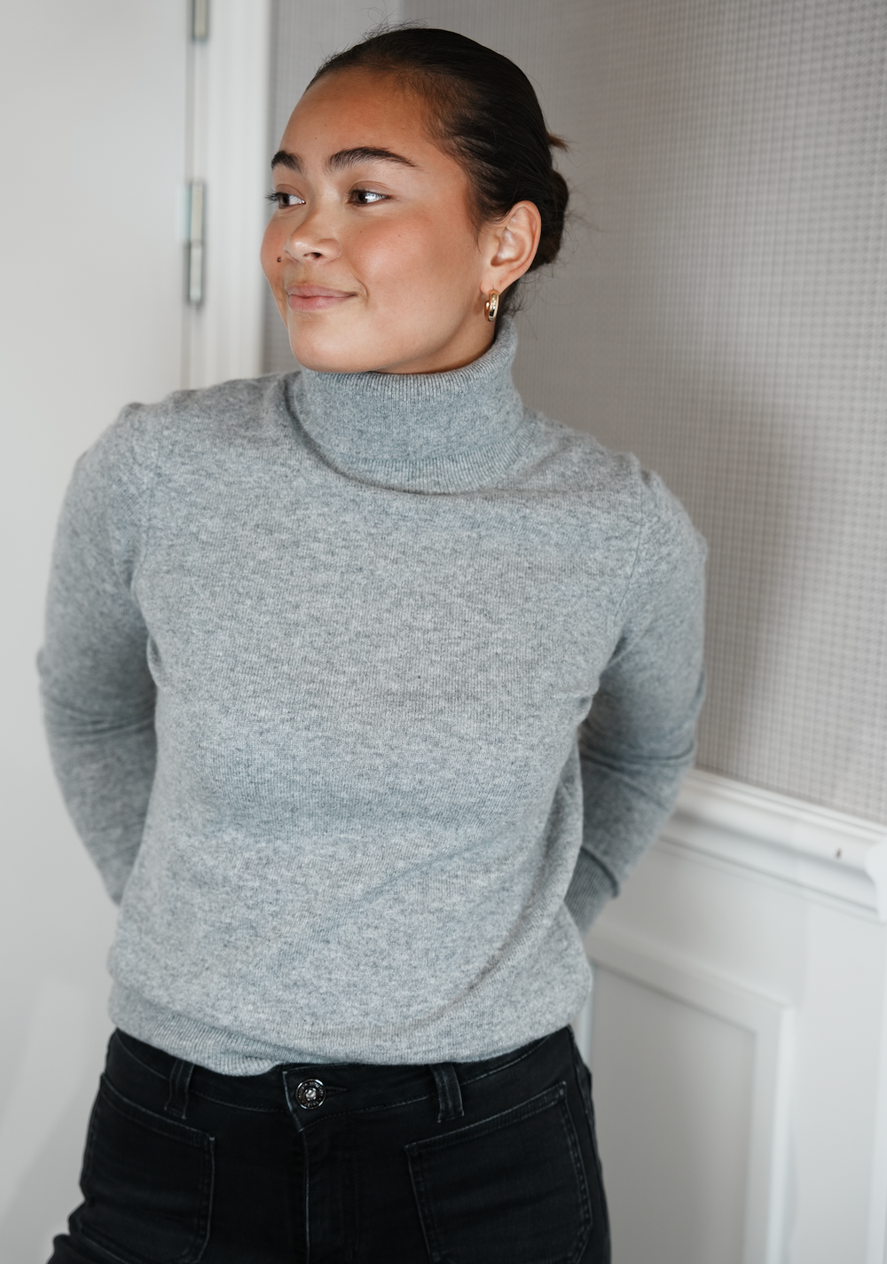 Mae Pullover Grey Melange