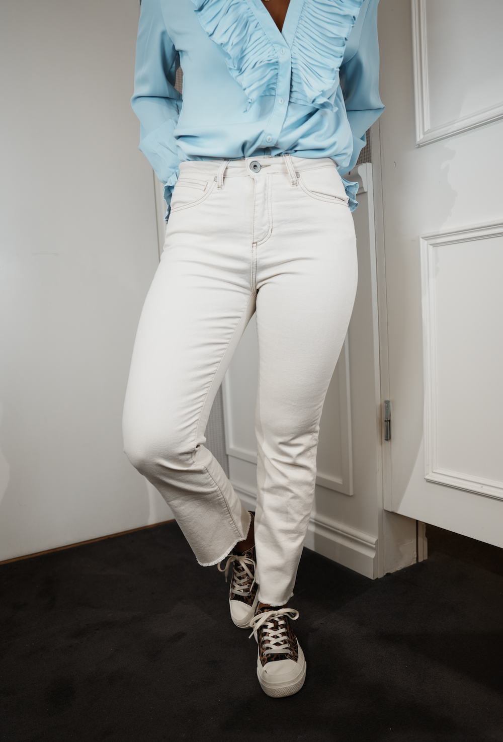 Salome Jeans Offwhite Denim Wash