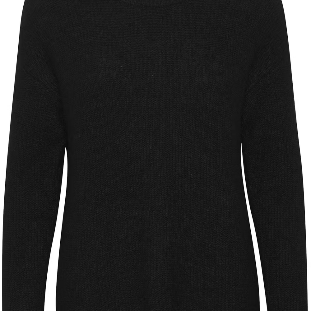 The knit pullover Black