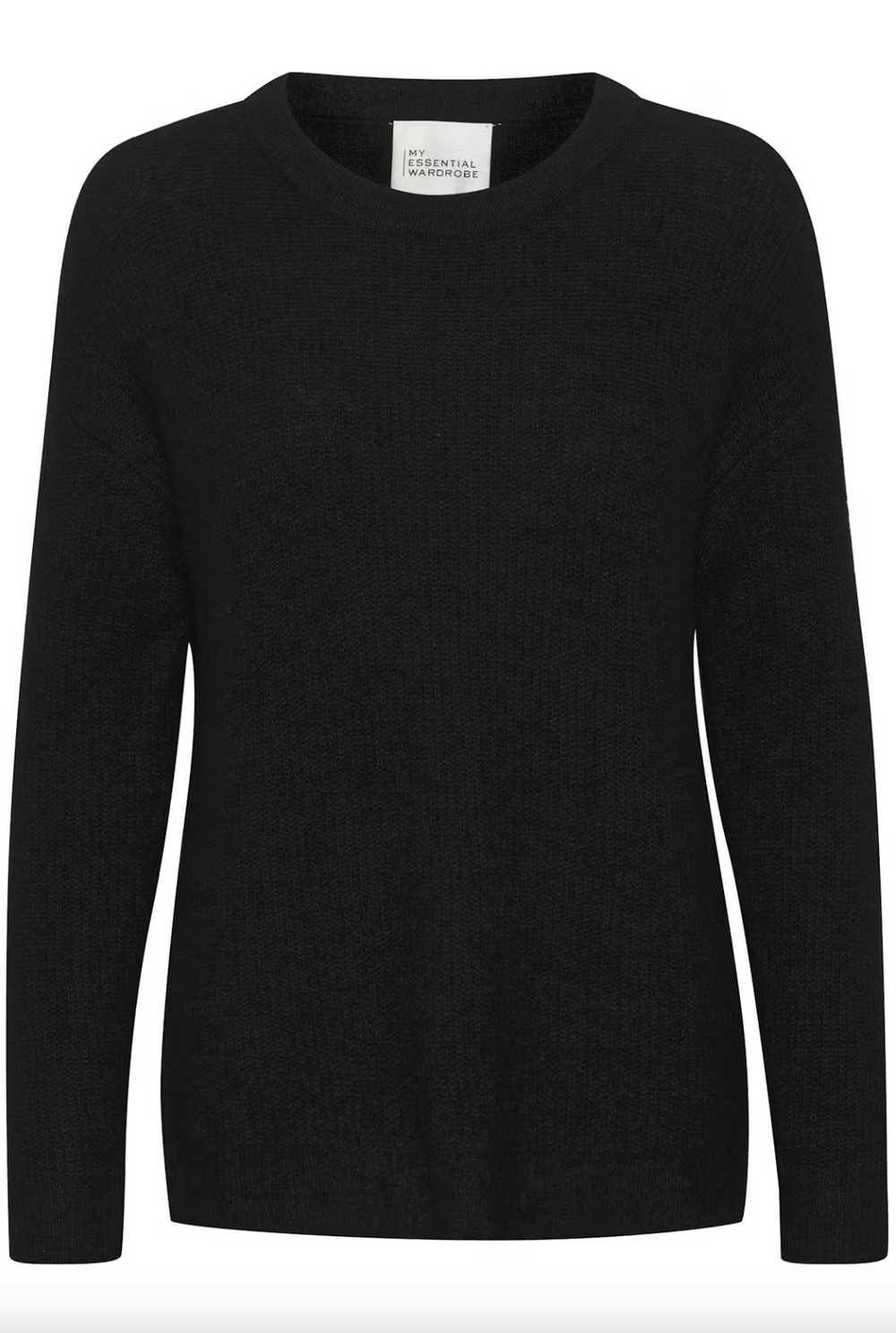 The knit pullover Black