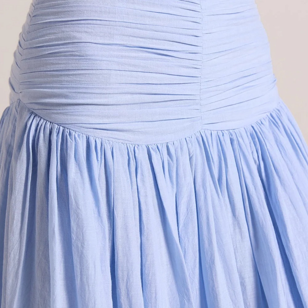 Cherry Skirt Light Blue