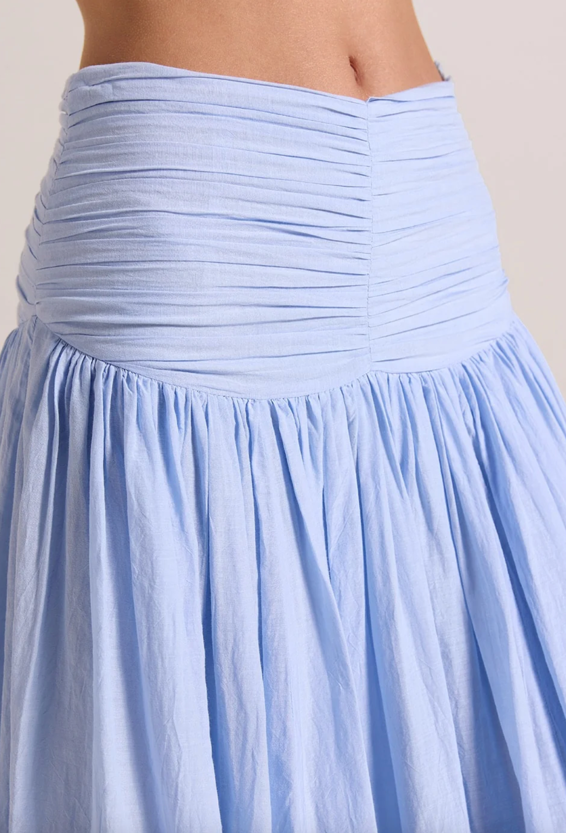 Cherry Skirt Light Blue