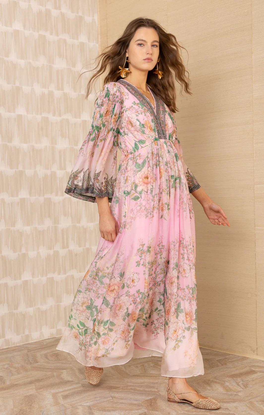 Alanna Long Dress Pink