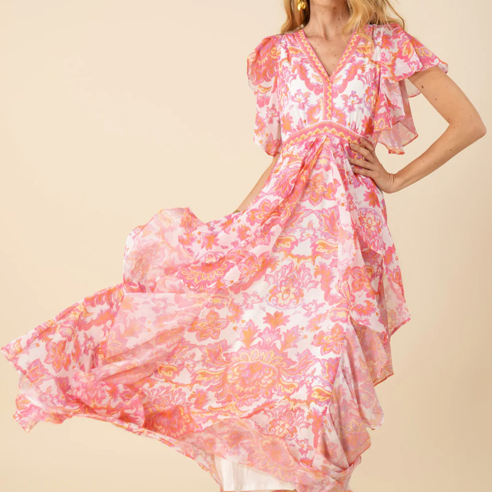 
                      
                        Aleah Dress Pink
                      
                    