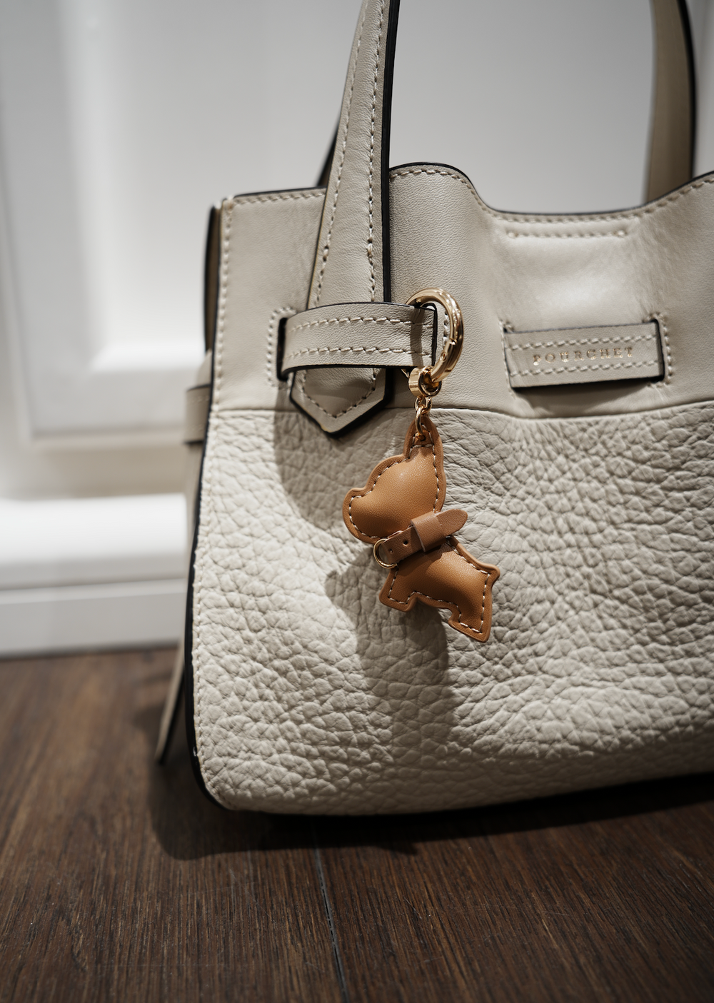 Puppy Bag Charm Brown