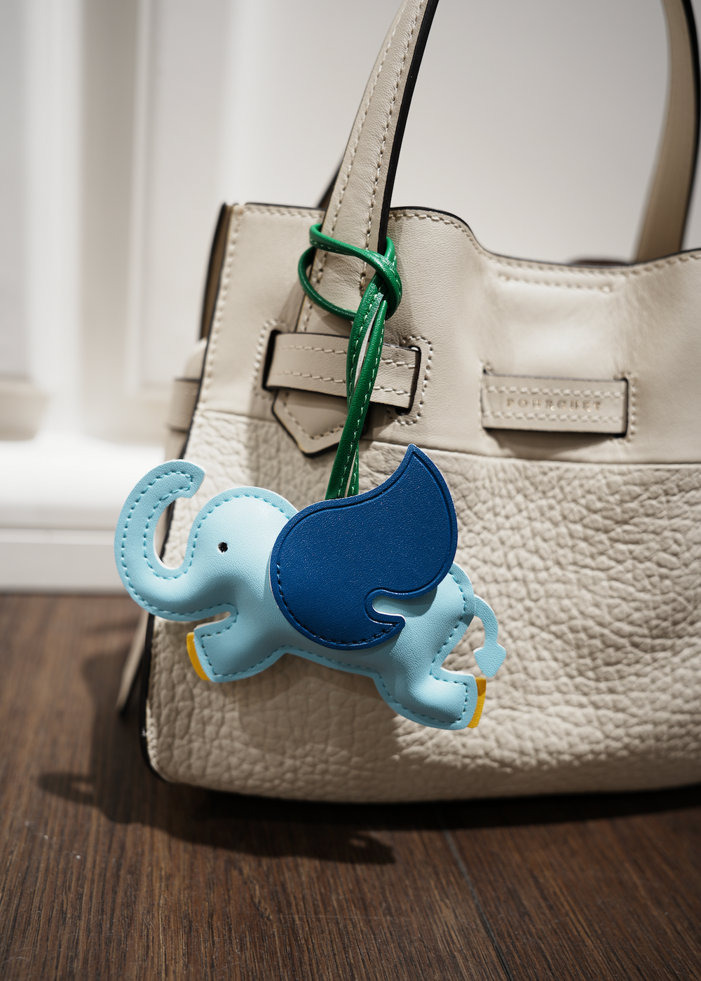 Elephant Bag Charm Blue