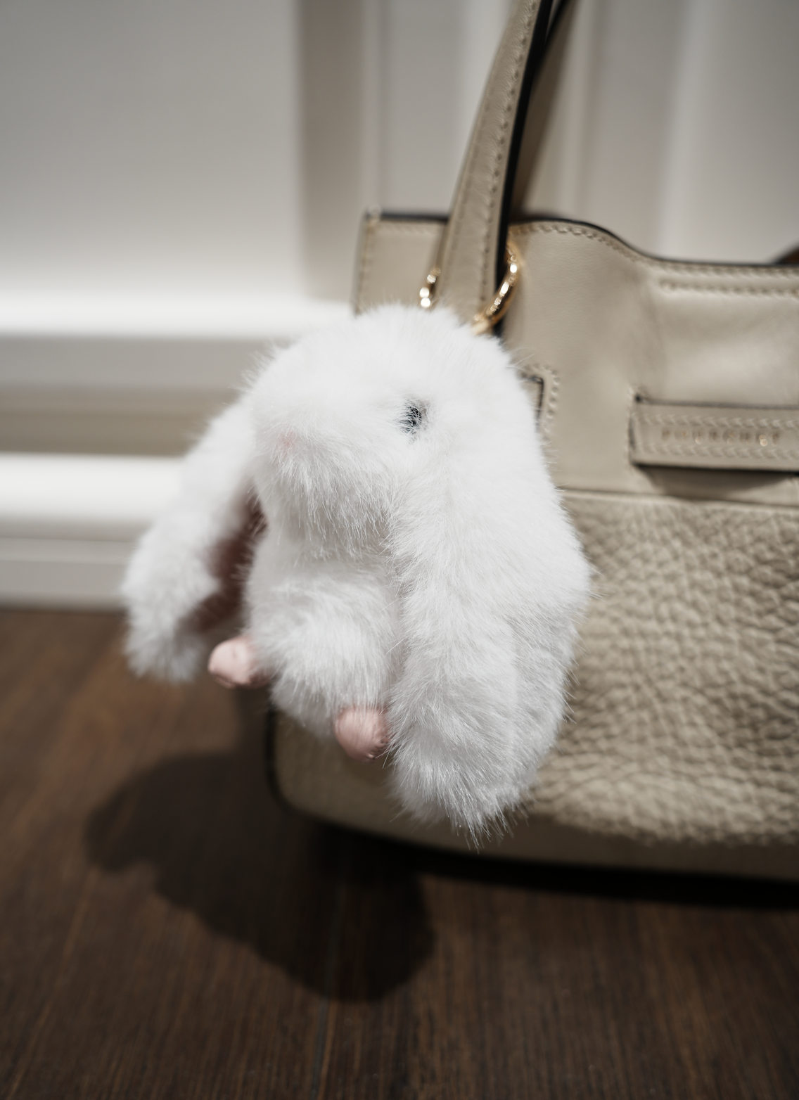 Bunny Bag Charm White