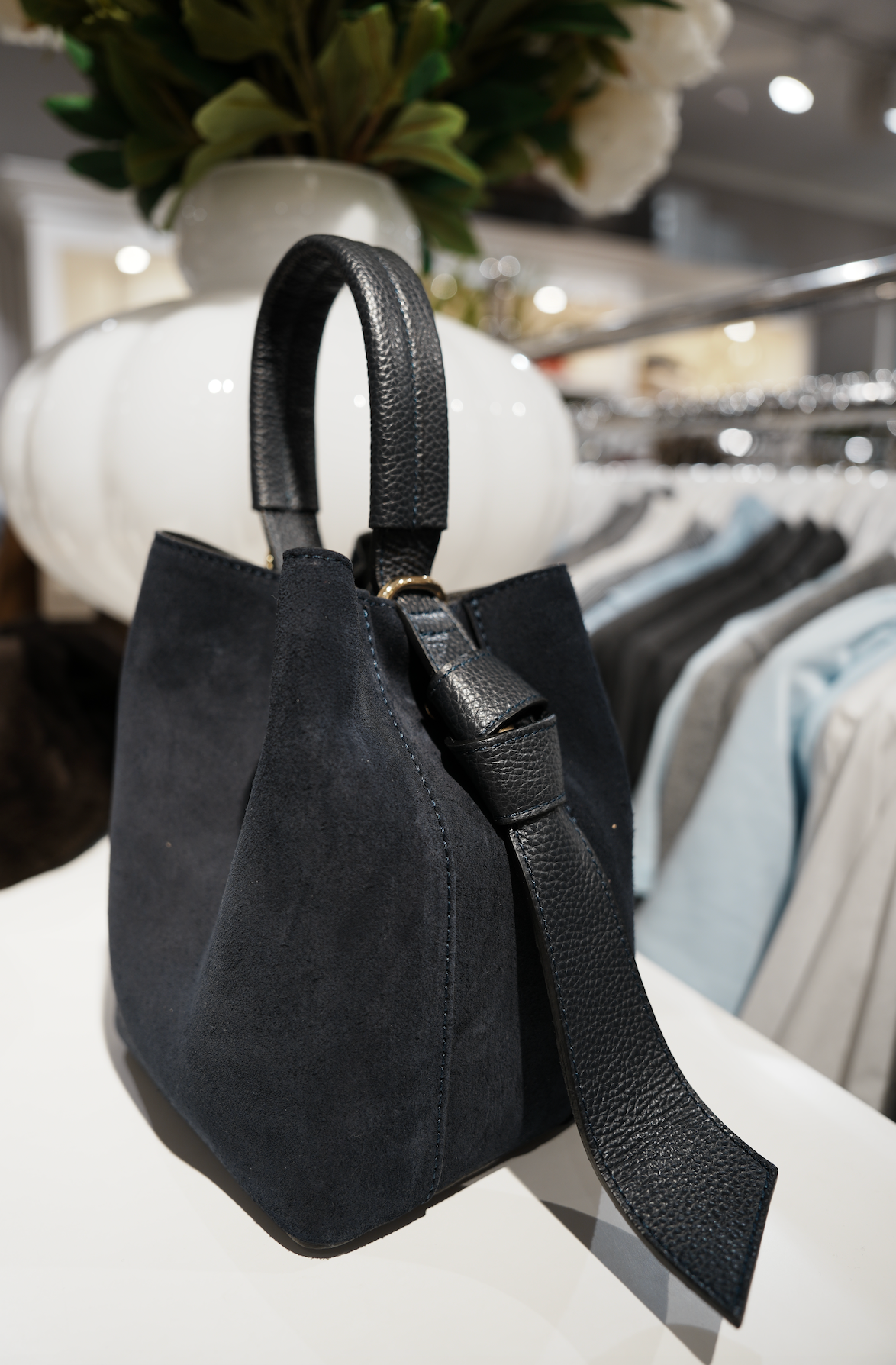 Bucket Bag Semsket Navy