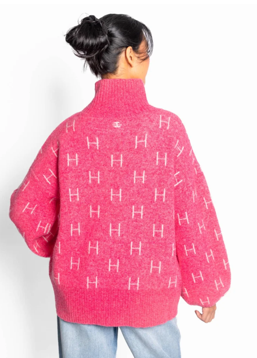 Fam Short Sweater Chateau Rose