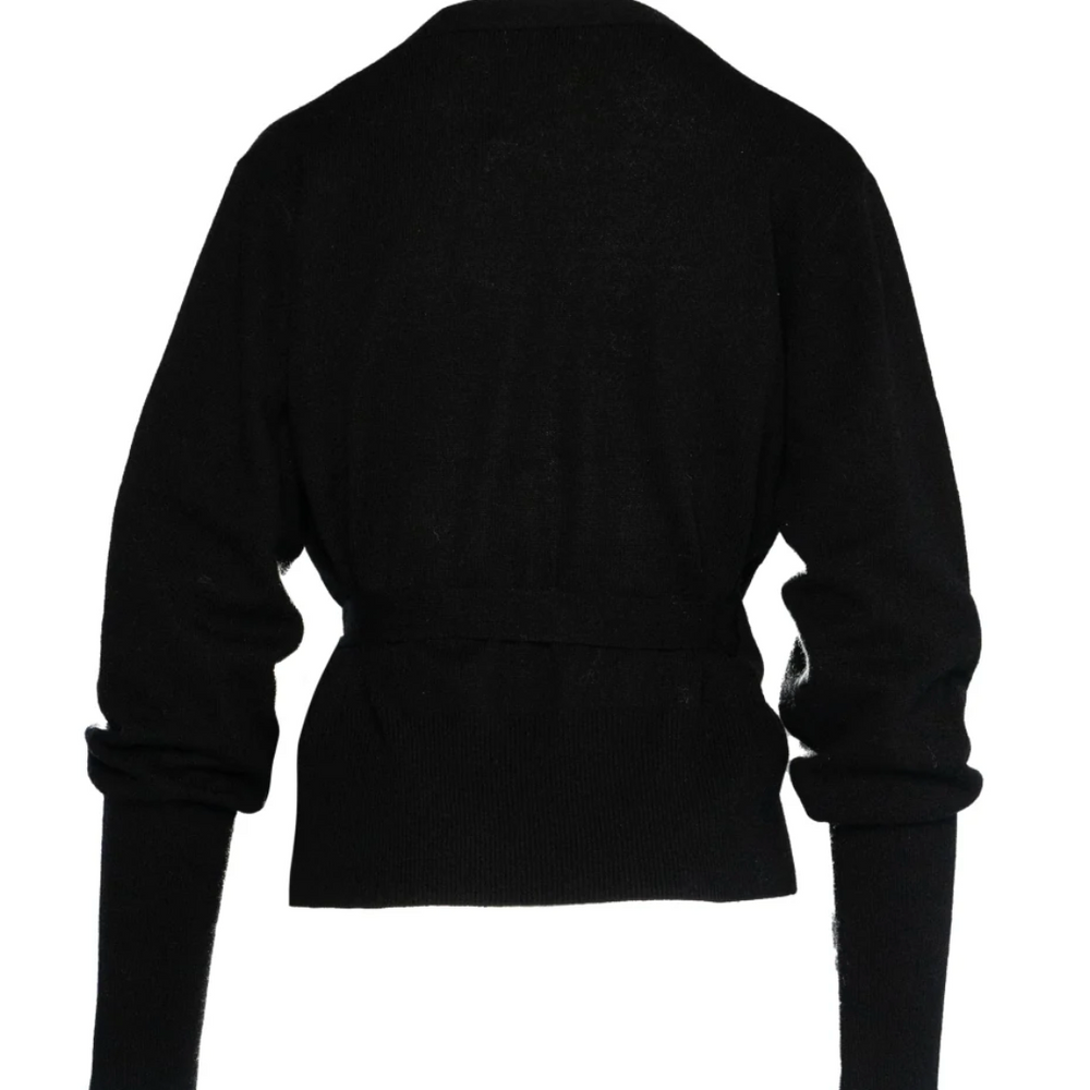 
                      
                        Leah Wrap Cardigan Jet Black
                      
                    