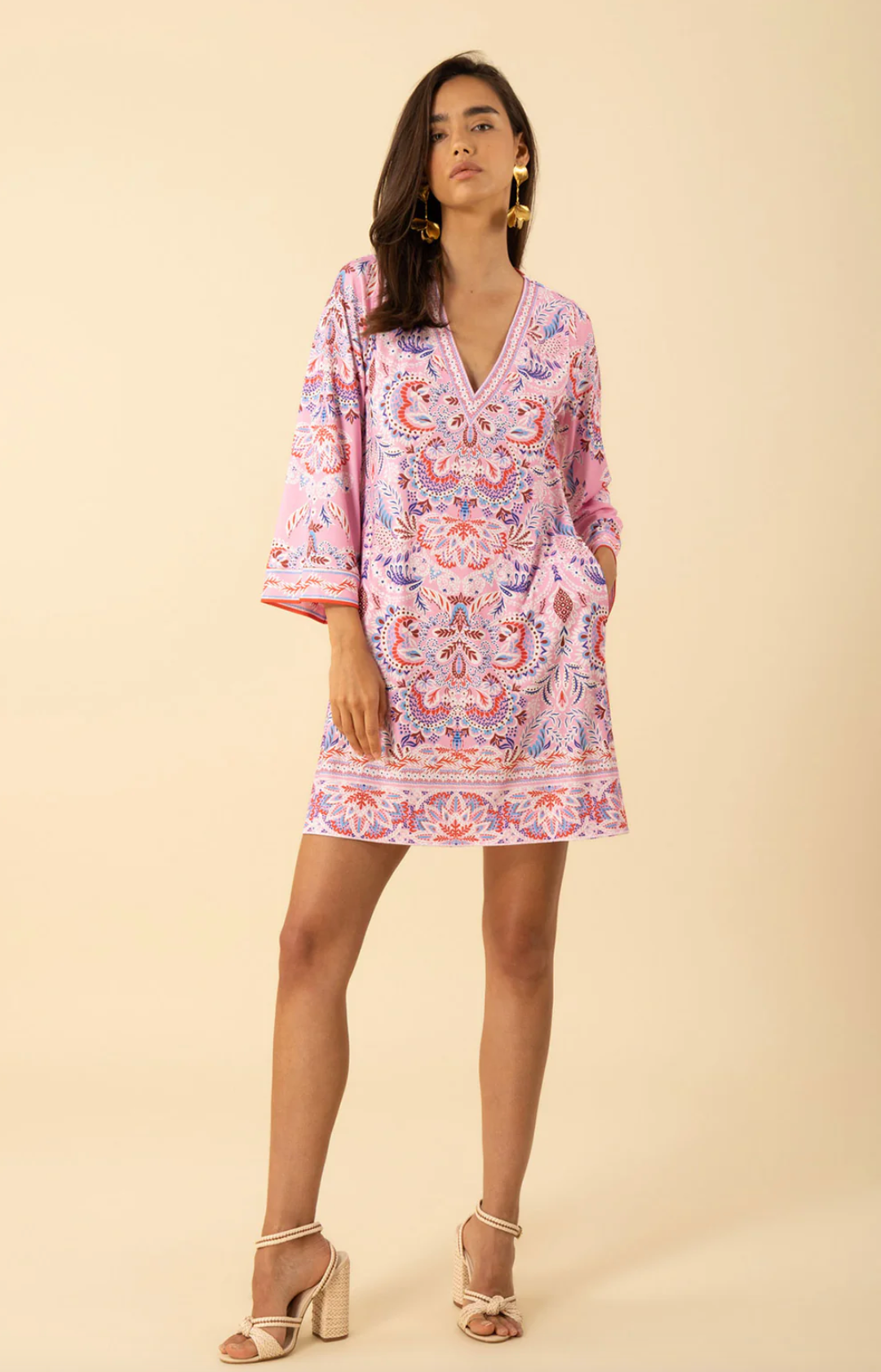 Aila Midi Dress Pink