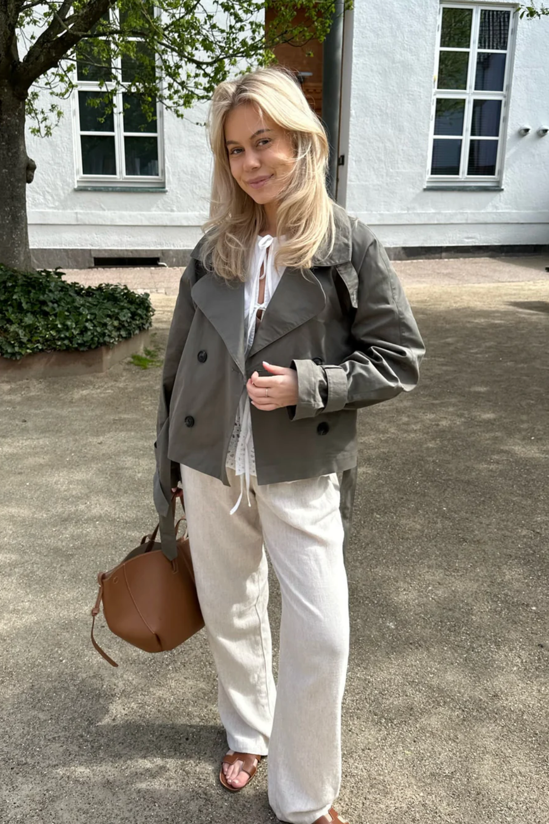 Alma Trenchcoat Green