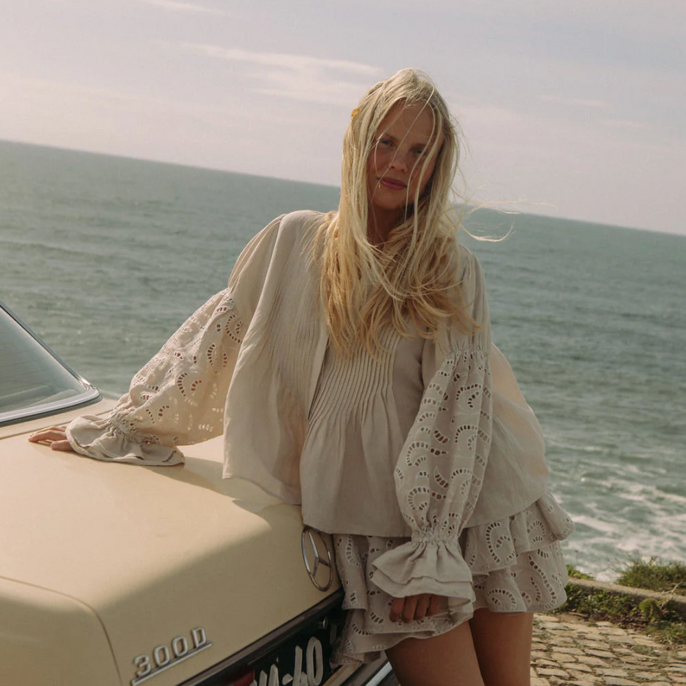 Coco Skirt Shorts Beige