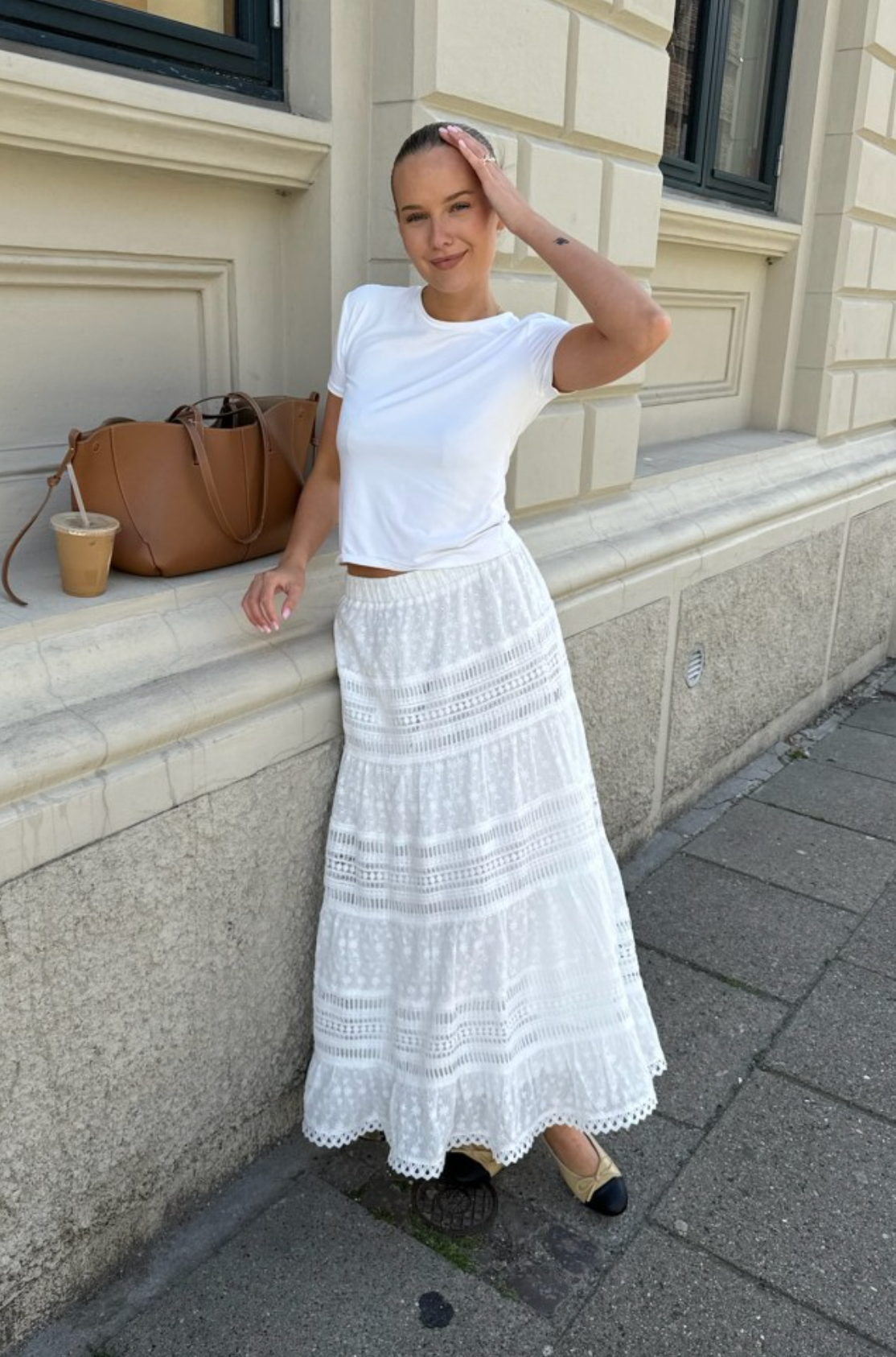 Sara Skirt Long PREORDER White