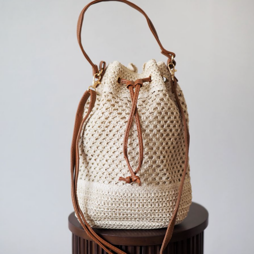 Raffia Pompadur Beige