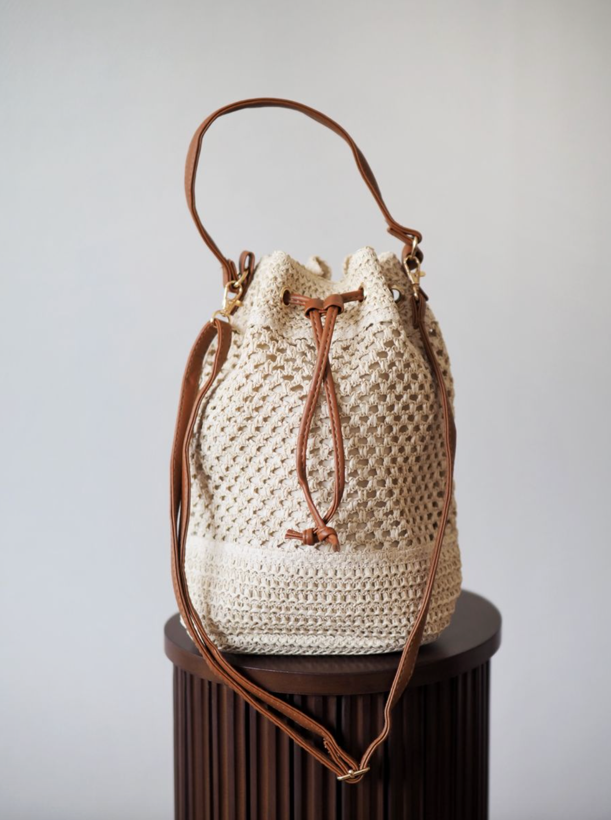 Raffia Pompadur Beige