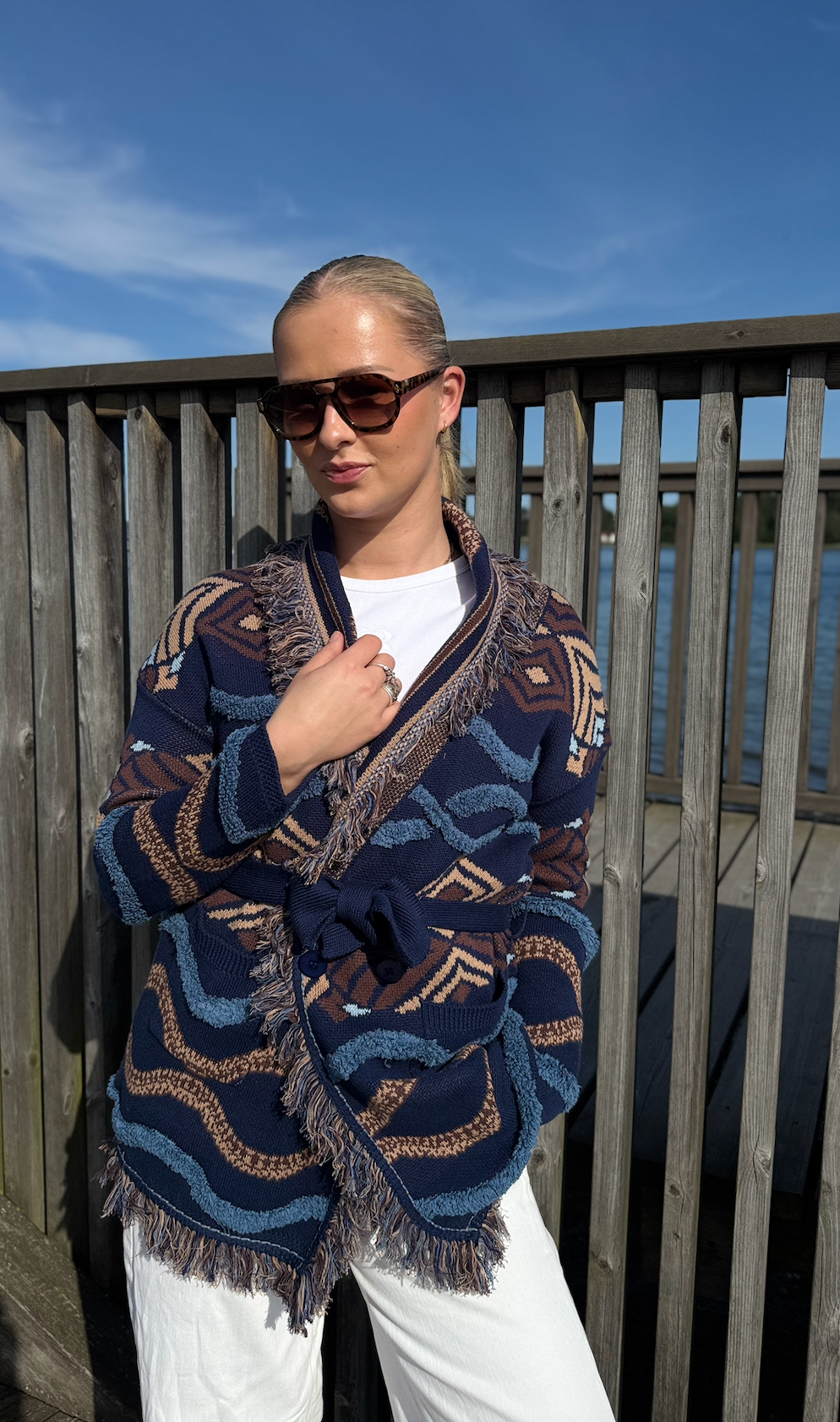 Harmoni Cardigan Navy