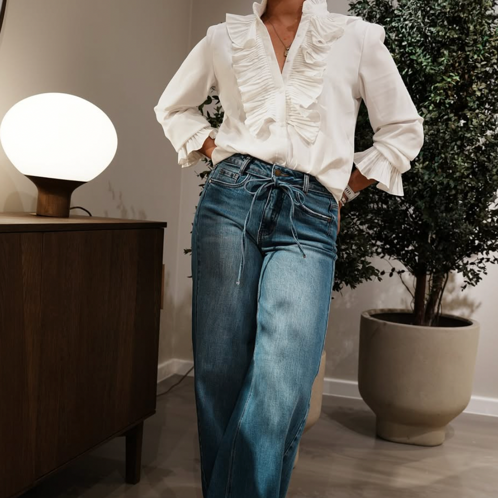 Karo Mid X-Wide Medium Blue Denim