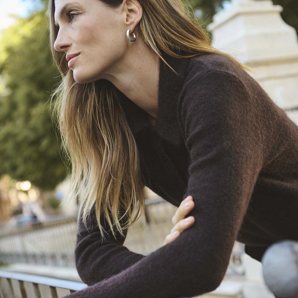 
                      
                        Silya Pullover Ganache Melange
                      
                    