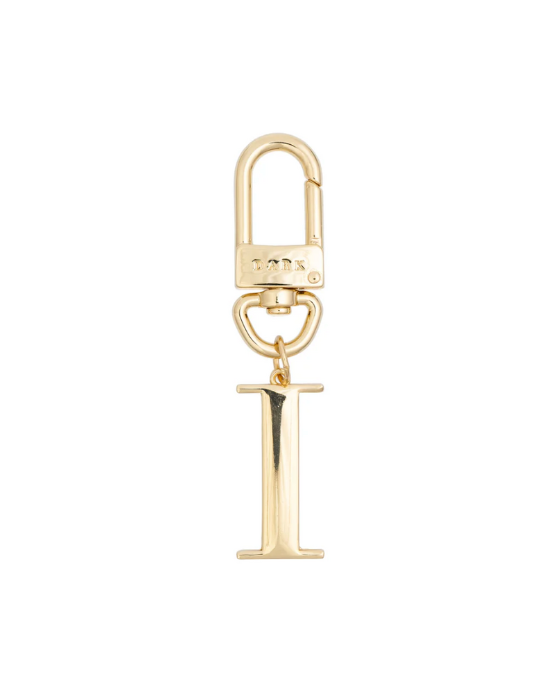 Metal Letter Bag Charm I