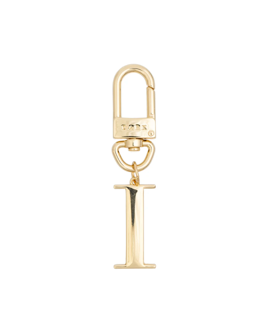 Metal Letter Bag Charm I
