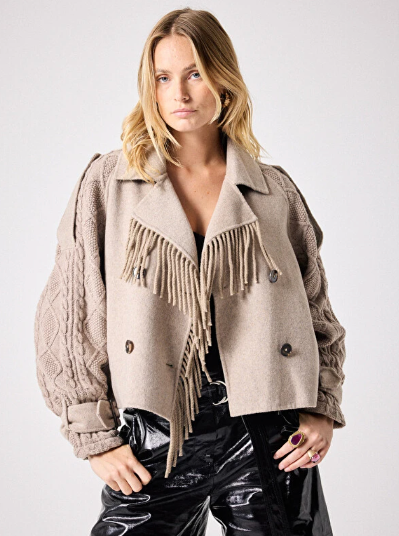 Kassia Trench Terre Fumee