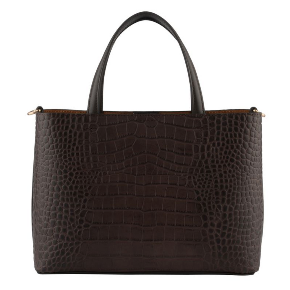 
                      
                        Bride Crocco Satchel Bag Brown
                      
                    