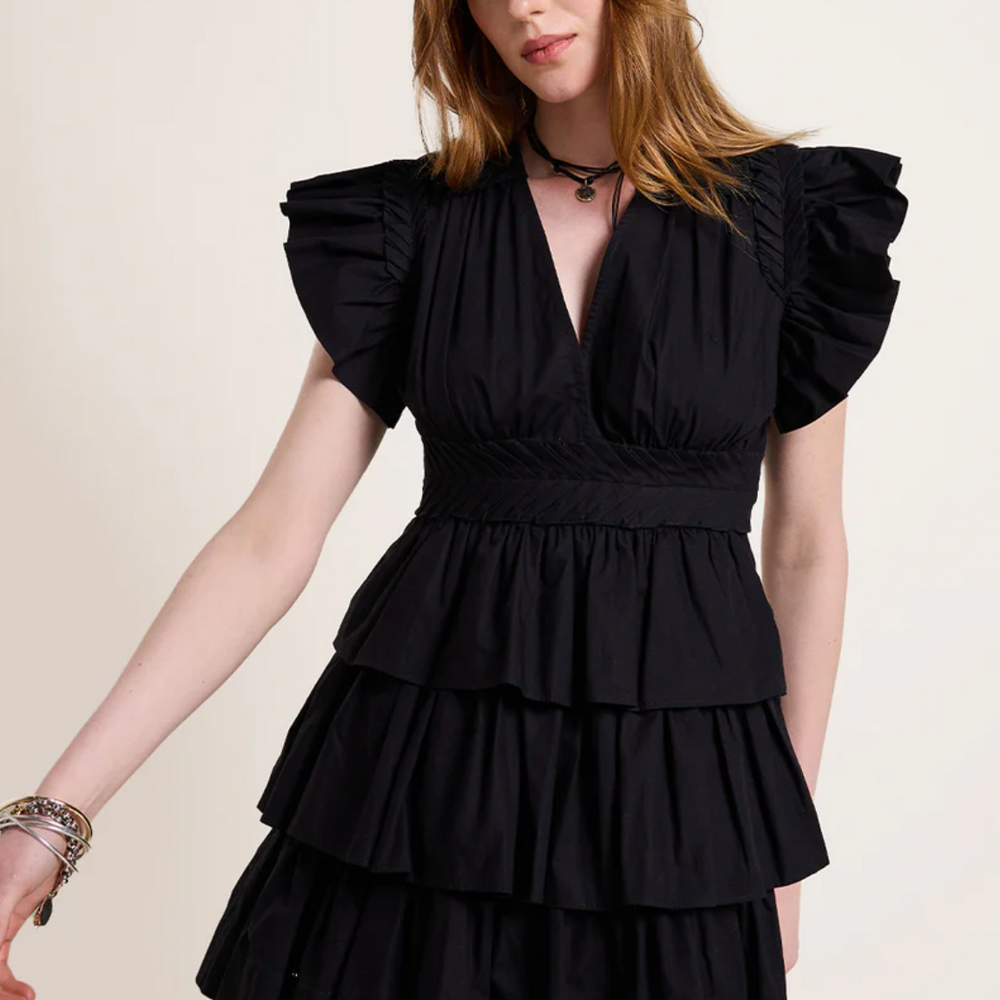 Aurora Mini Dress Black