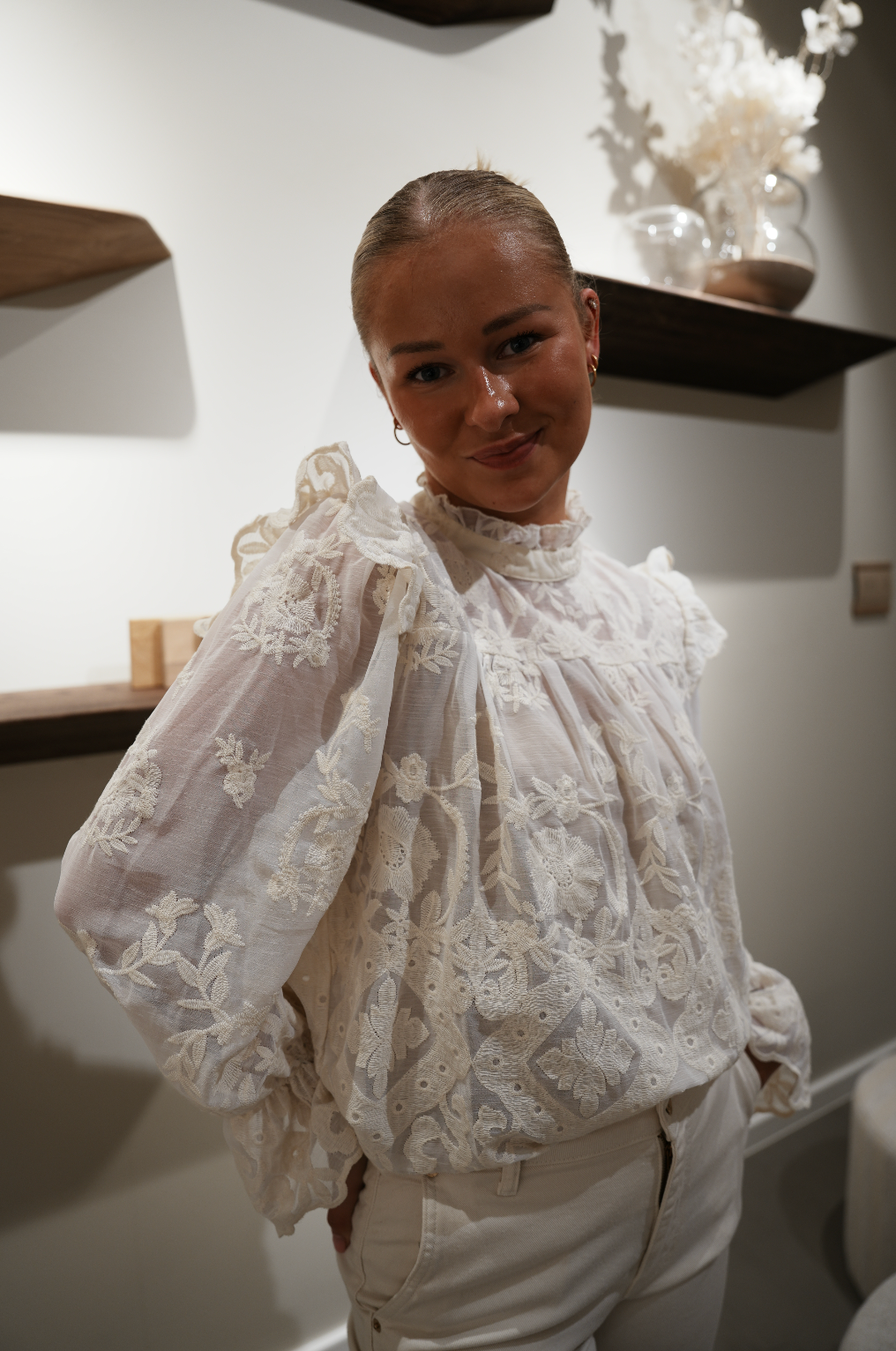 Ellinor bluse White